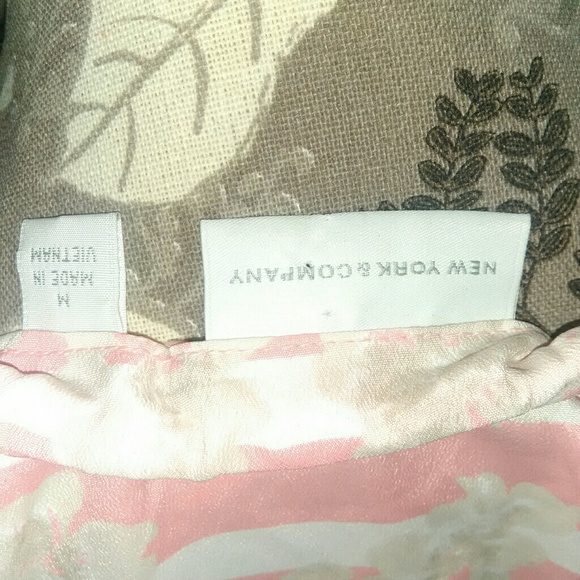 New York & Company Floral Striped Top - Picture 4 of 4